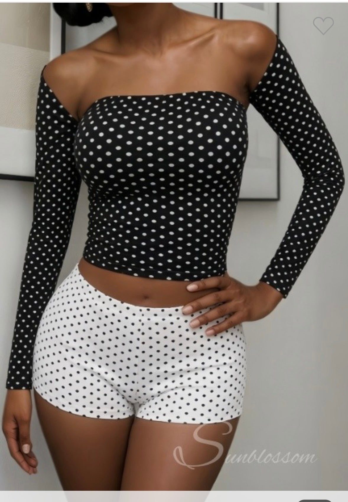 Polka Three Piece White Trousers